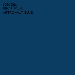 #0B3D62 - Astronaut Blue Color Image